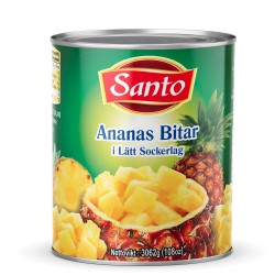 Ananas Bitar Santo 3035gr