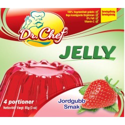 Dr.Chef Jelly jordgubb 85gr